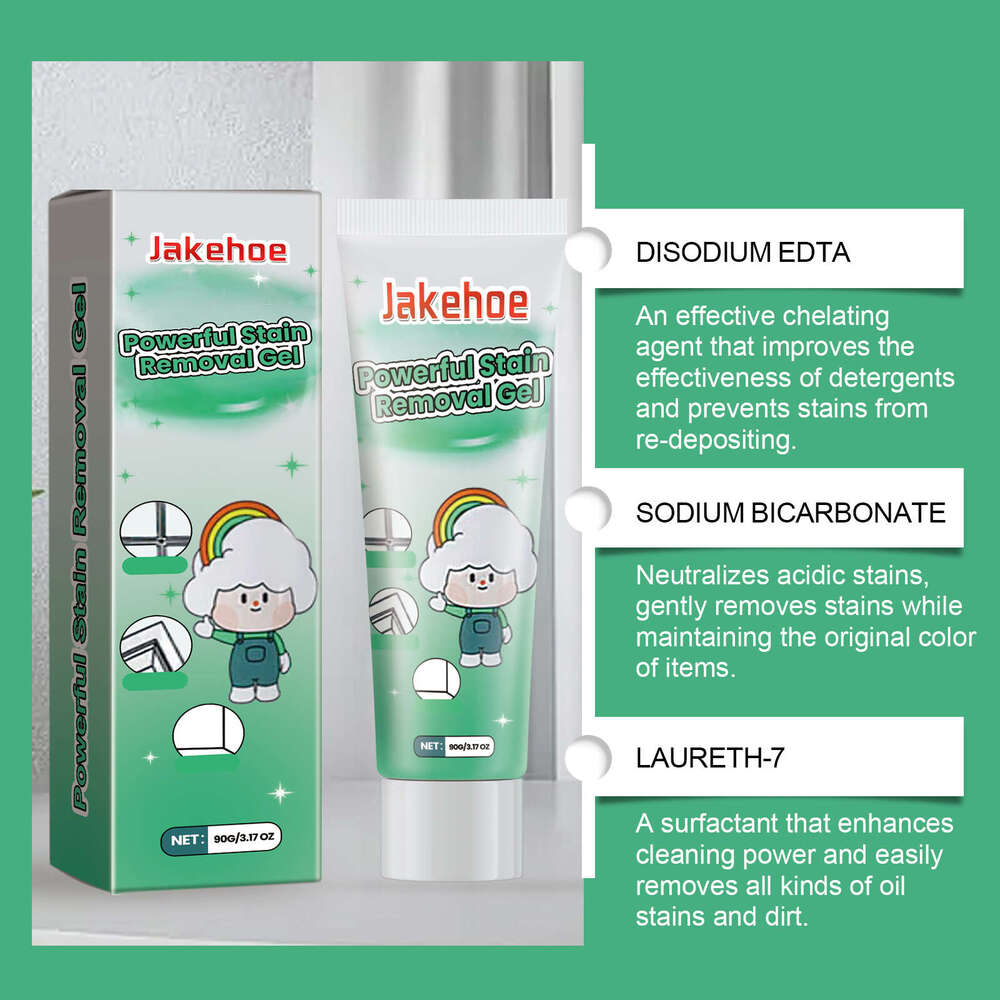 Jakehoe Gel Household Cleaning Kitchen Bathroom Oil Stain Removal Multi-Functional Cleaner S260130