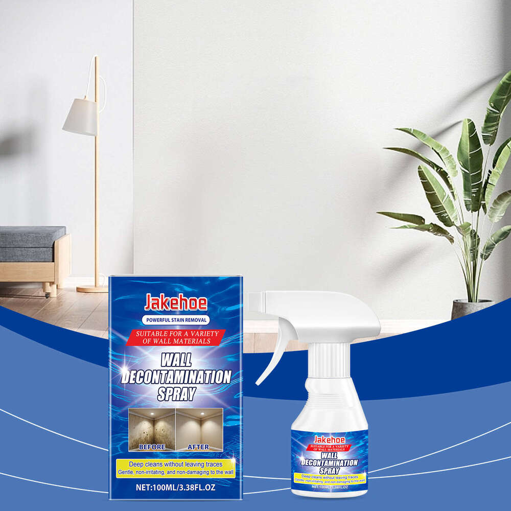 Jakehoe Stain Removal Spray Wall Water Stains Dirt Bathroom Polishing Cleaner S260130