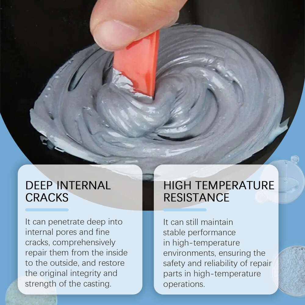 Jue Fish Epoxy Adhesive Casting AB Glue Repair Waterproof Leak Seal Metal Bonding Agent S260130