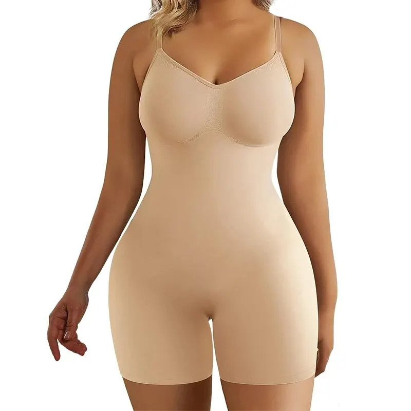 Bodysuit for Women Tummy Control Shapewear Seamless High Waist Flat Belly Belt Stretch Shapewear Body Shaper 260130
