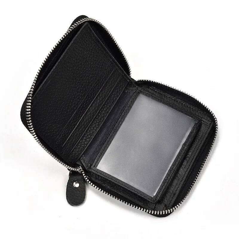 Fashion Genuine Leather Men Women Small Wallet Zipper Dollar Purse Real Cowhide Money Bag Coin Wallets wholesale Z260130