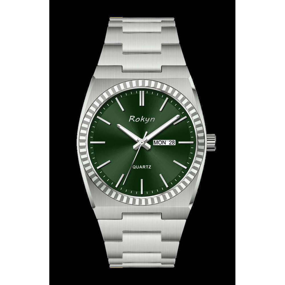 New Waterproof Men's Business Casual Luminous Dual Calendar Quartz Watch