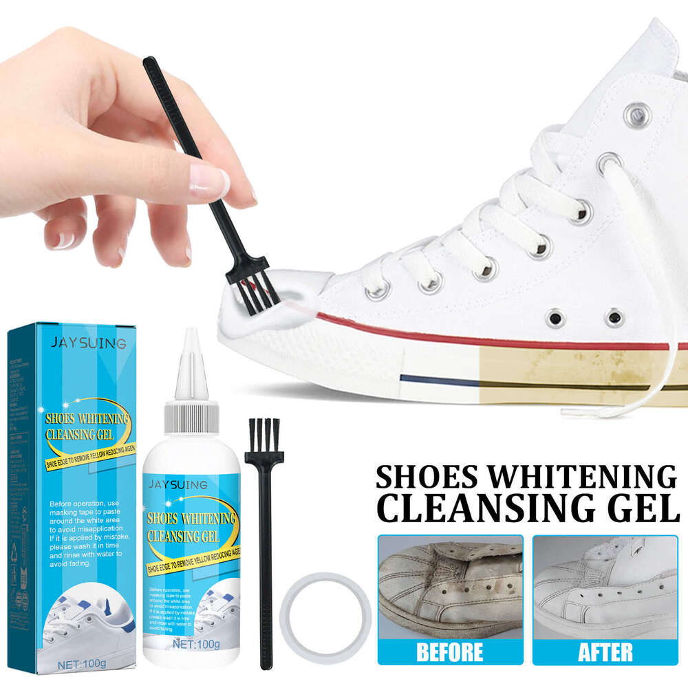 Jaysuing White Whitening No-Wash Shoe Edge Stain Remover Brightening Cleaner S260130