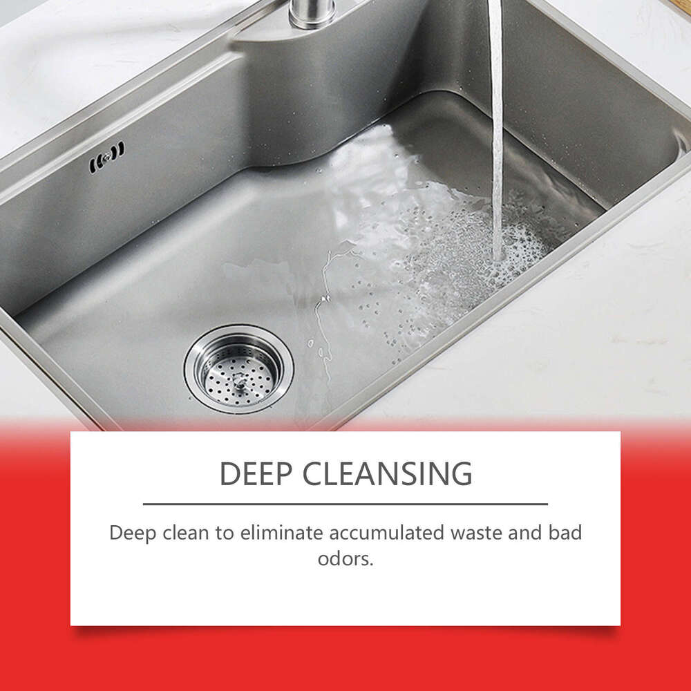 Jue-Fish Pipe Hair Grease Kitchen Bathroom Drain Cleaner S260130