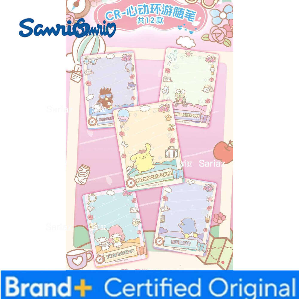 Sanrio New Product In Stock Mymelody Kuromi Photo Paper Heartbeat Wink Series 5 Collectible Kawaii Mini Cards Blind Box Surprise H260130