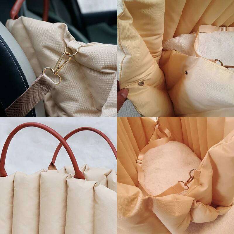 Pet Tote bag No escape Portable Comfortable for Travel Handbag Winter Warm Removable Outdoor Safety Seat Dog Cat Bag 26H0130