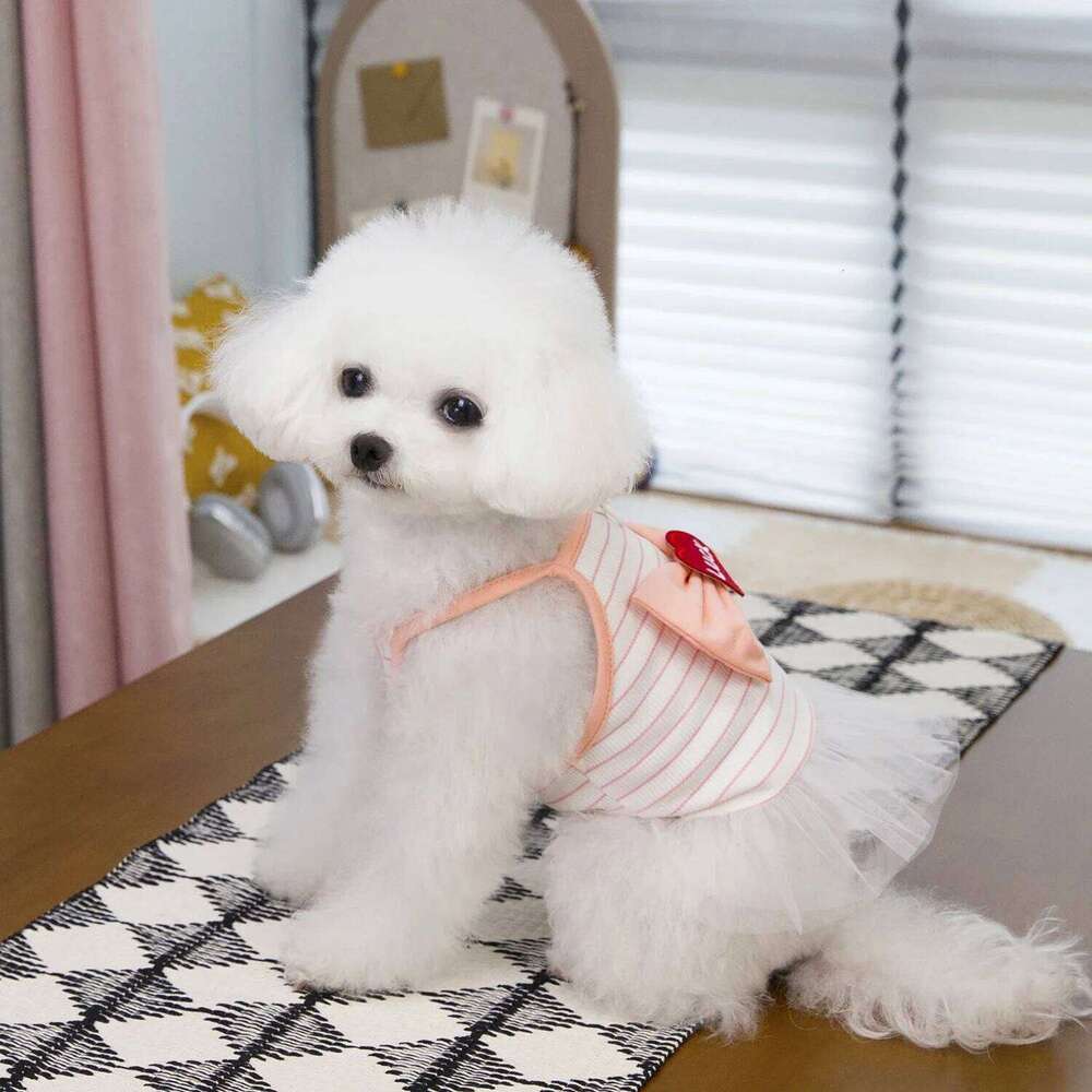 Sweet Lucky Princess for Small Dogs Spring Summer Puppy Lace Tutu Dress Chihuahua Dog Skirt Pet Apparel H260129