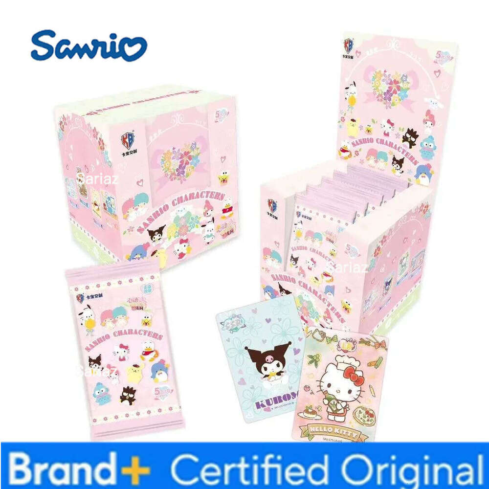 Sanrio KABAO Polaroid Heartbeat Wink Blind Box HelloKitty Cinnamoroll My Melody Kuromi Pochacco Collection Small Card Gift H260130