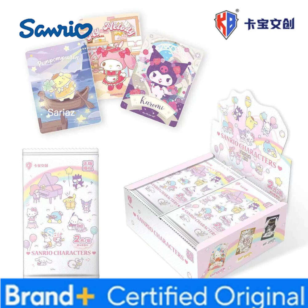 Sanrio The New KABAO Original Cards Hello Kitty PR SXR SKP MR EX SP XP TR CR Collectible Card Toy For Children's Christmas Gift H260130