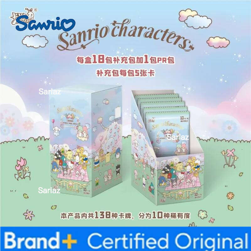 Sanrio KAYOU Family cards Cute Dream Card Hello Kitty Collection Pack Aromatic Story Vol.1 Toy For Children Gift H260130