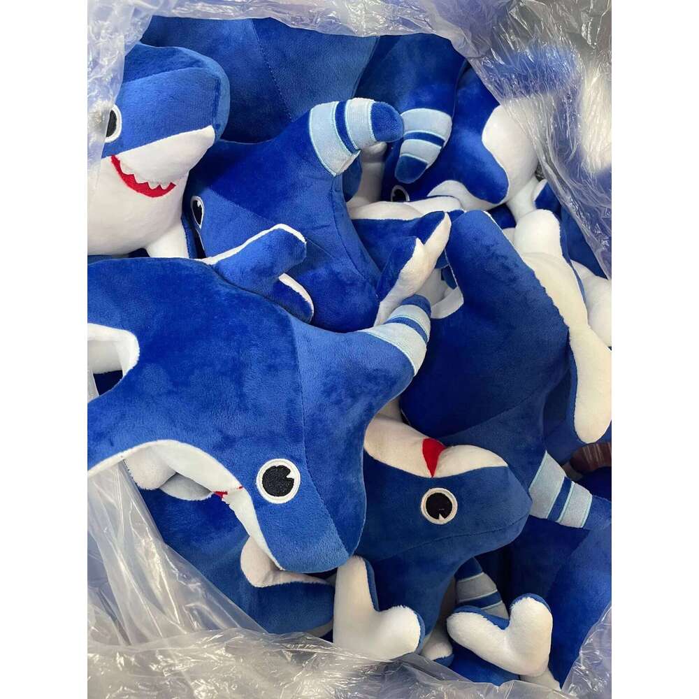 28cm Shark Dog Plush Toys Cute Soft Stuffed Cartoon Dolls For Kid Christmas Birthday Gift Y260128