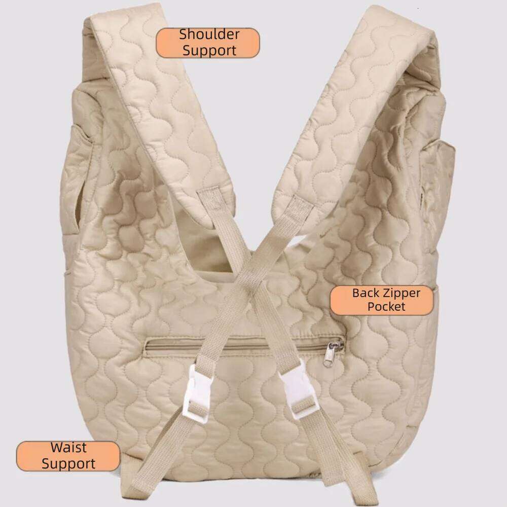 Out Waterproof Dog Backpack Cross Strap Large Capacity Chest Hand Free Nylon Pet Transport Bag Shopping 26H0130