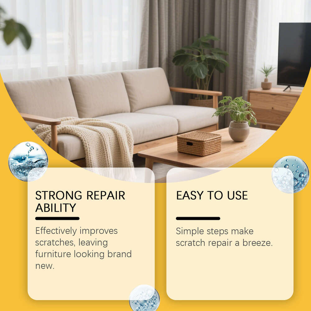 Jakehoe Wooden Scratch Wood Furniture Gentle Cleaning Stain Removal Maintenance Polishing Care Agent S260130