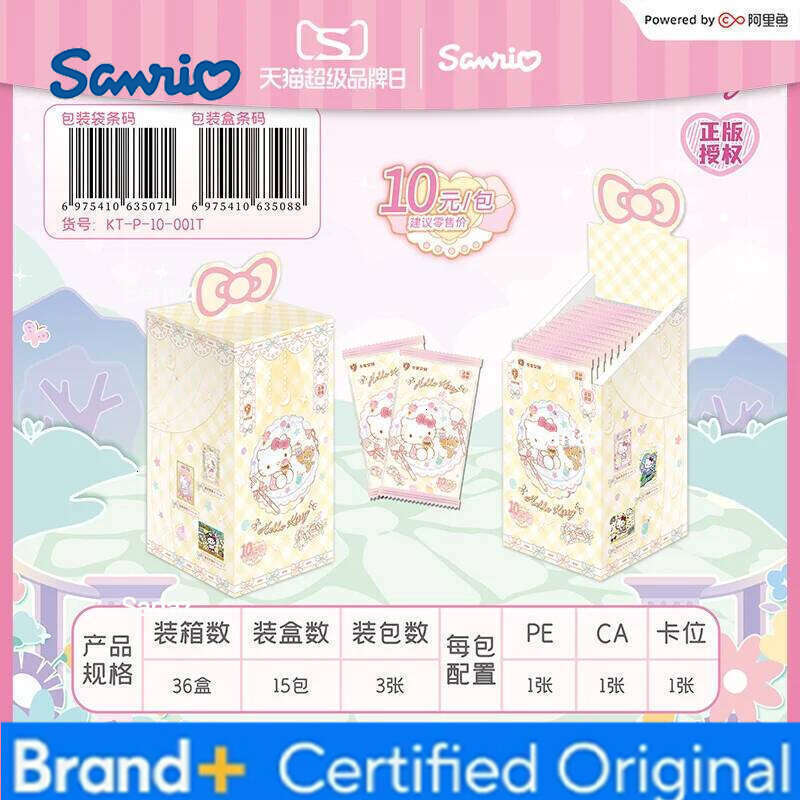 Sanrio Genuine Dream Tour Polaroid Cards Family HelloKitty Life Diary Anime Collection Card Toys Gifts H260130