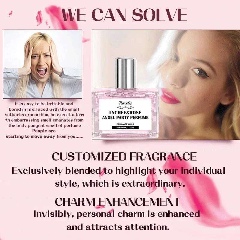 30ML Pheromone High Quality Perfume Lasting Fragrance for Women Concentration Body Spray Neck Wrist Natural Fresh Holiday Gifts H260130