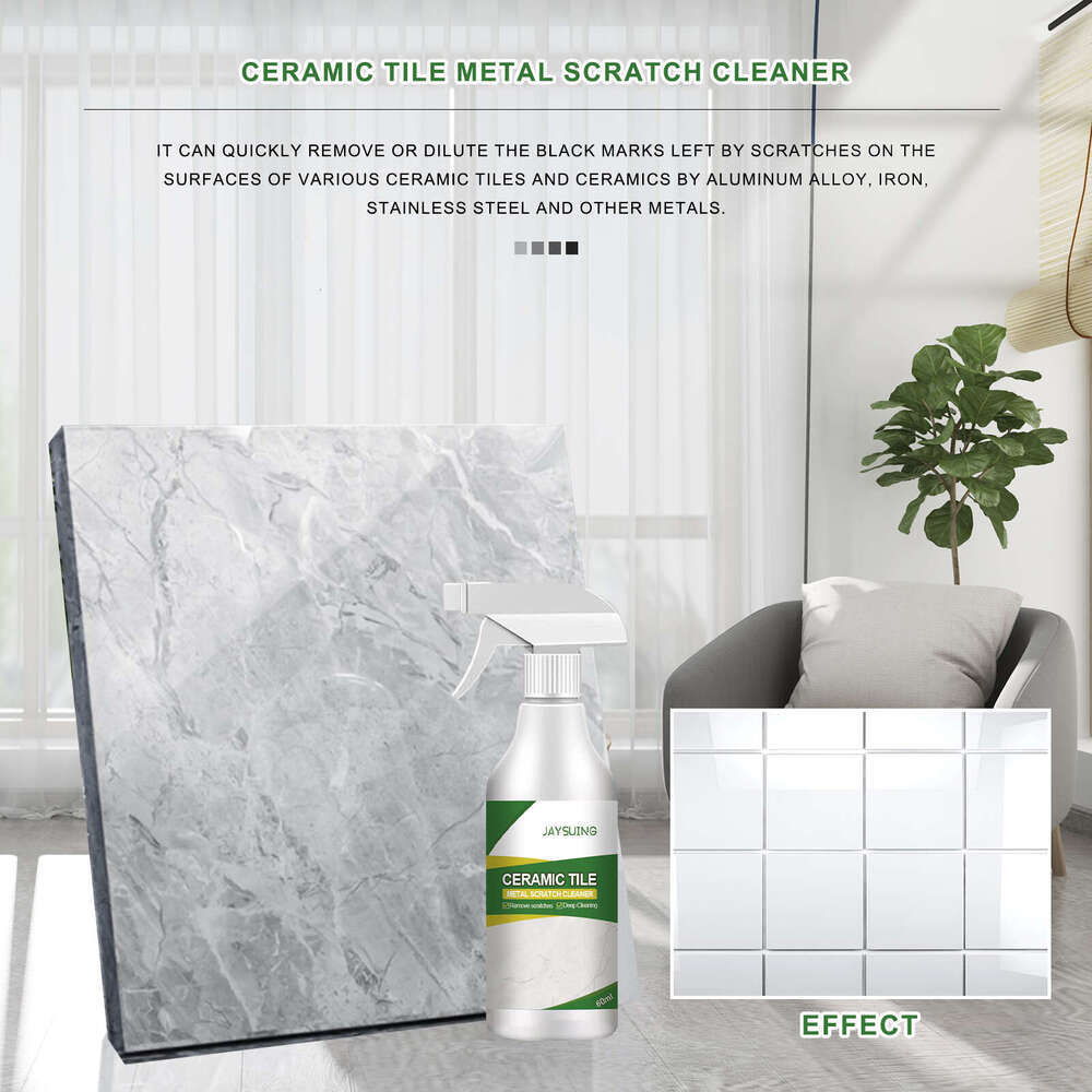 Jaysuing Metal Cleaner Bathroom Floor Wall Tile Scratch Repair Cleaning Brightening S260130