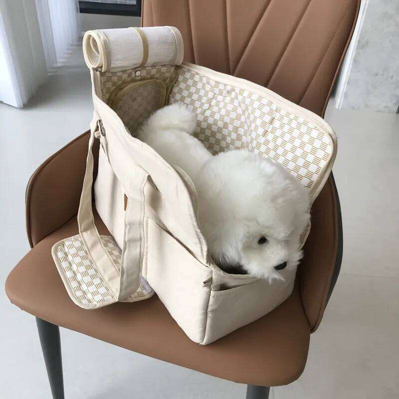 Small Sling Carrier- Handheld shoulder bag Car Seat Safe Travel Dog Bag, Pet Products, Portable Cat Carrier Bag 26H0130