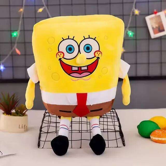 Potdemiel Sponge Bob Squarepants Patrick Eugene H. Krabs Gary Plush Doll Kawaii Kid Cartoon Anime Peripheral Toy Y260128