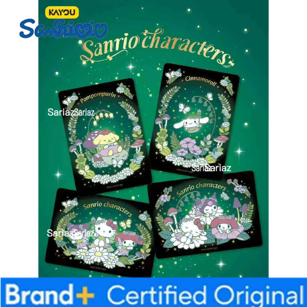 Sanrio KAYOU Genuine Card Flower Fragrance Story Mengmeng Collection Pack Family Collectible Cards Toys Gifts H2601301