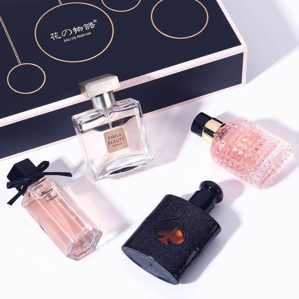Christmas gifts Lasting Fragrance Fresh,Women's Perfume Gift Box, Unisex, Portable Travel Package, Front, Middle And Back Tones, H260130