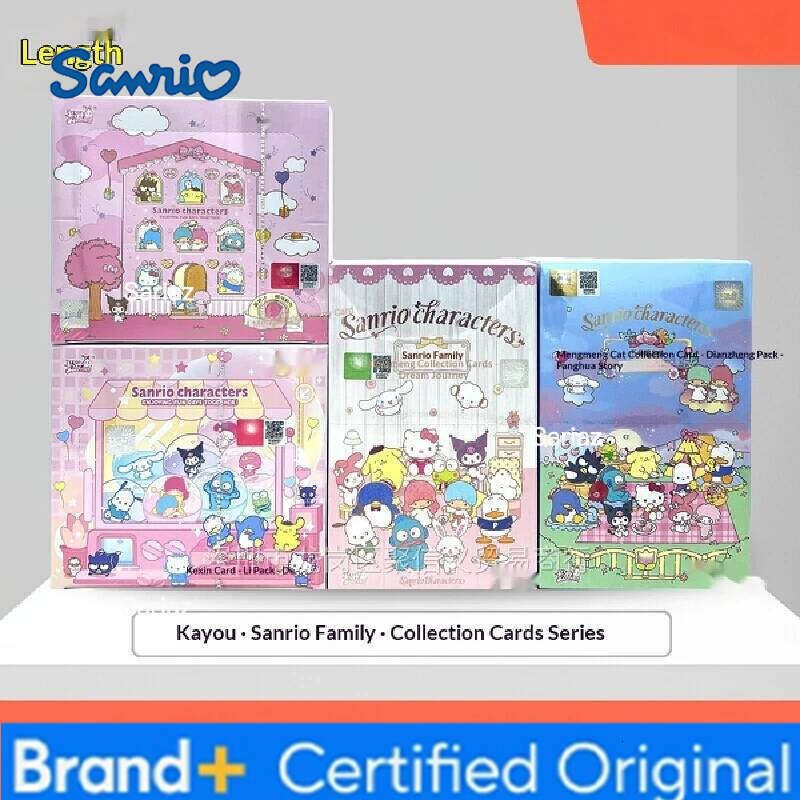 Sanrio Kaiyou Authentic Family Collection Cards Dreamy Sweet Dreams 1st and 2nd Edition Honey Dew Sugar Coating Fun Shadow Pack H260130
