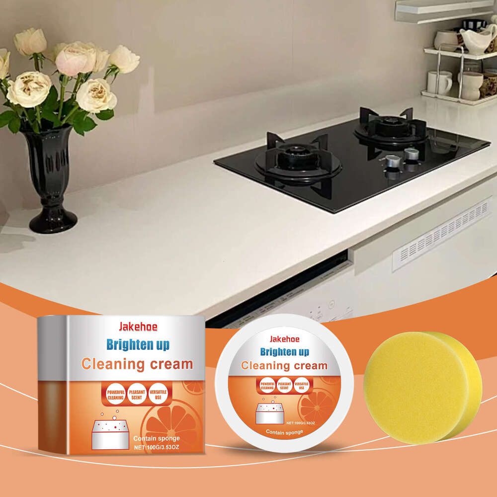 Jakehoe Brightening Multi-Purpose Cleaning Paste for Kitchen Range Hood Living Room Bathroom Stain Removal S260130