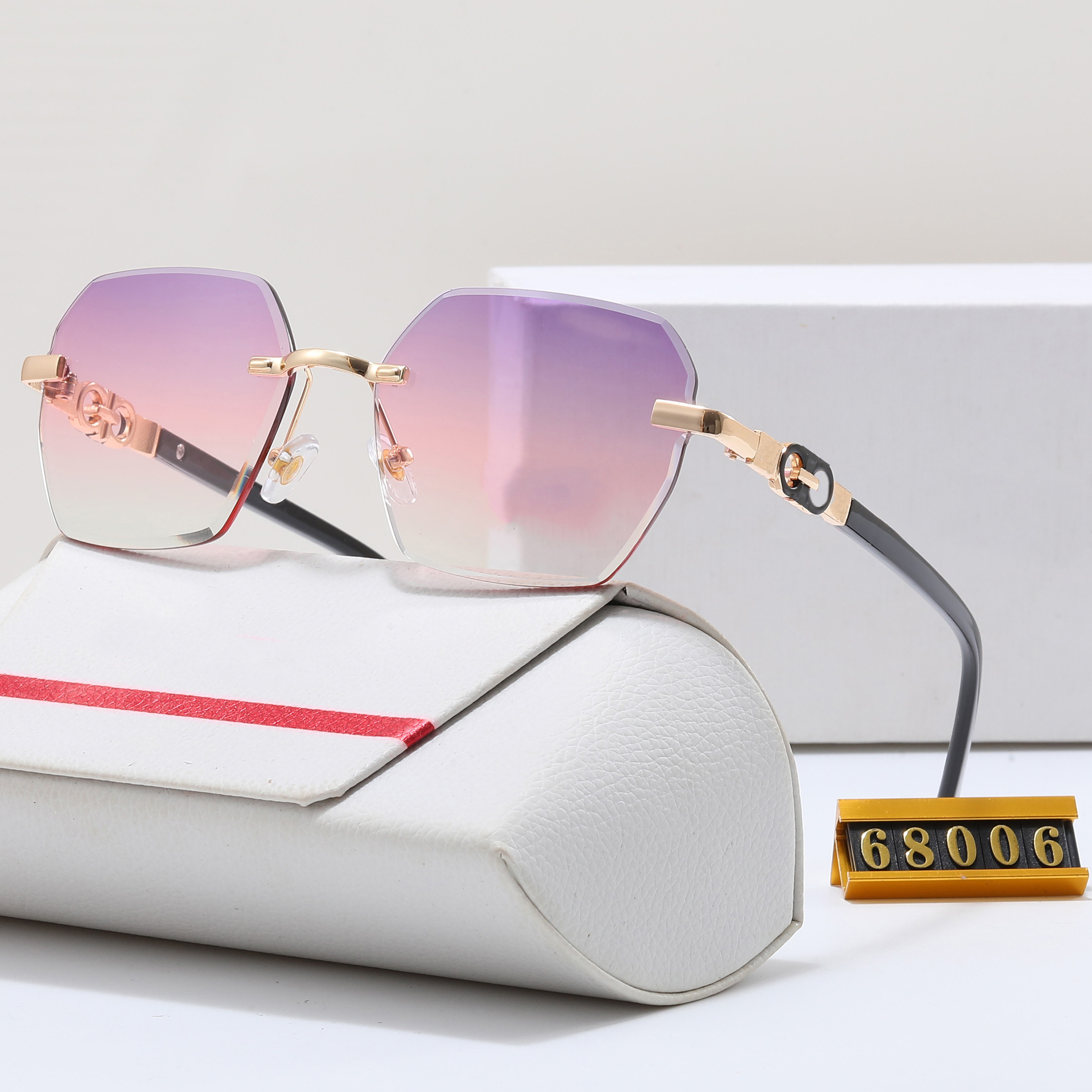 womens sunglasses designer sunglasses Fashiona ble sunglasses for women luxury sunglasses women and mens glasses Metal Full Frame Gift Box lyqf222