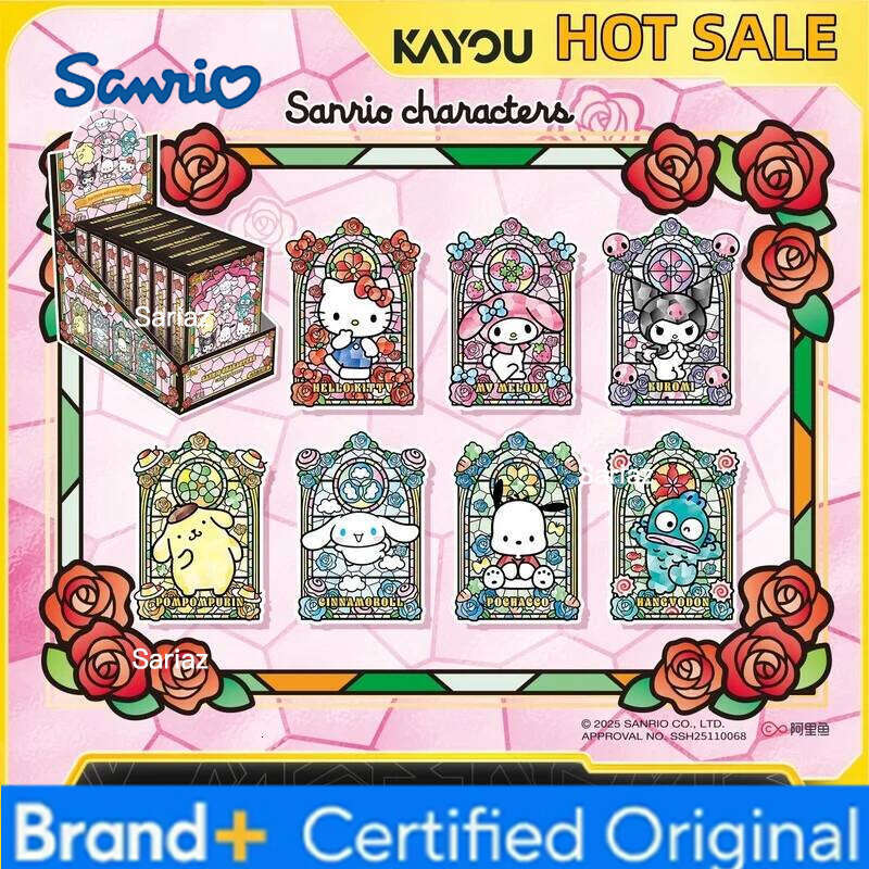 Sanrio Genuine In Stock Kayou Family Metal Series Pin Badge Acg Goods Cute Toys Decoration Birthday Surprise Gift H260130