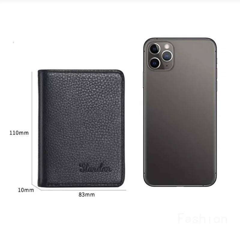 Ultra Thin Men's Vertical PU Wallet With Card Holder Multifunctional Leather Case for Cards and Driver's License Purse Z260130