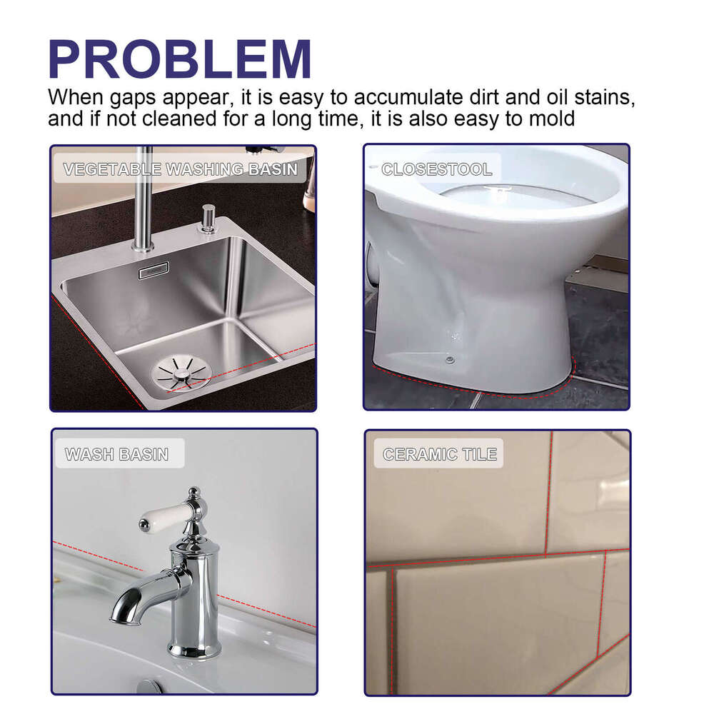 Jaysuing Glue Bathroom Bathtub Balcony Sink Corridor Tile Repair Gap Filler S260130