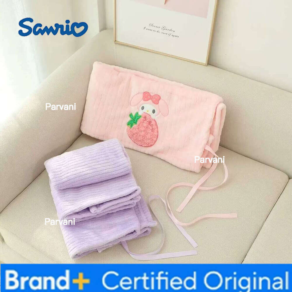 Sanrio My Melody Cinnamoroll Plush Rolled Cute Cartoon Anime Hangyodon Pochacco Nap Blanket Comfortable Gift For Girl H260130