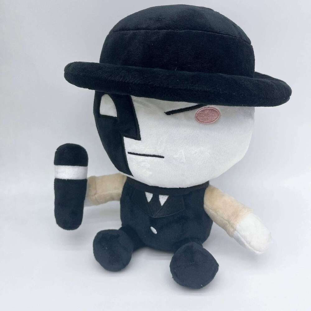 25cm New Die of Death Artful Plushie Anime Figures Cartoon Plushies Stuffed Doll Peripherials Decoration Kid Toy Birthdays Gifts Y260128