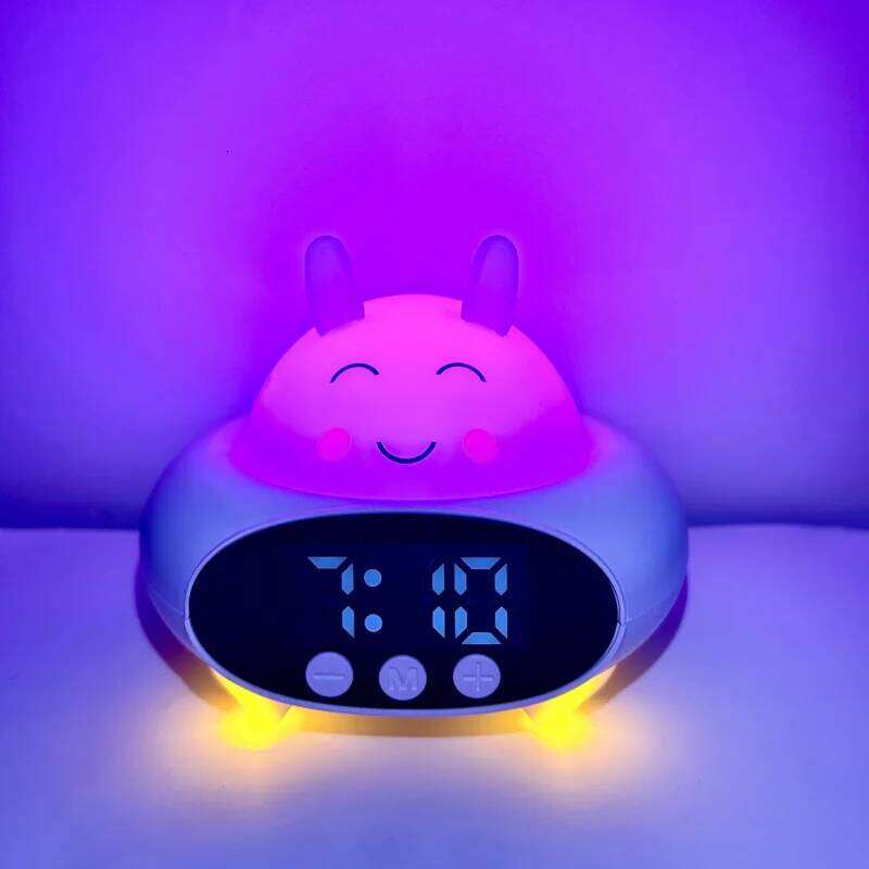 Kids Adults with Night Light Bluetooth Speaker Cute Alarm Clock for Girls Boys W260130
