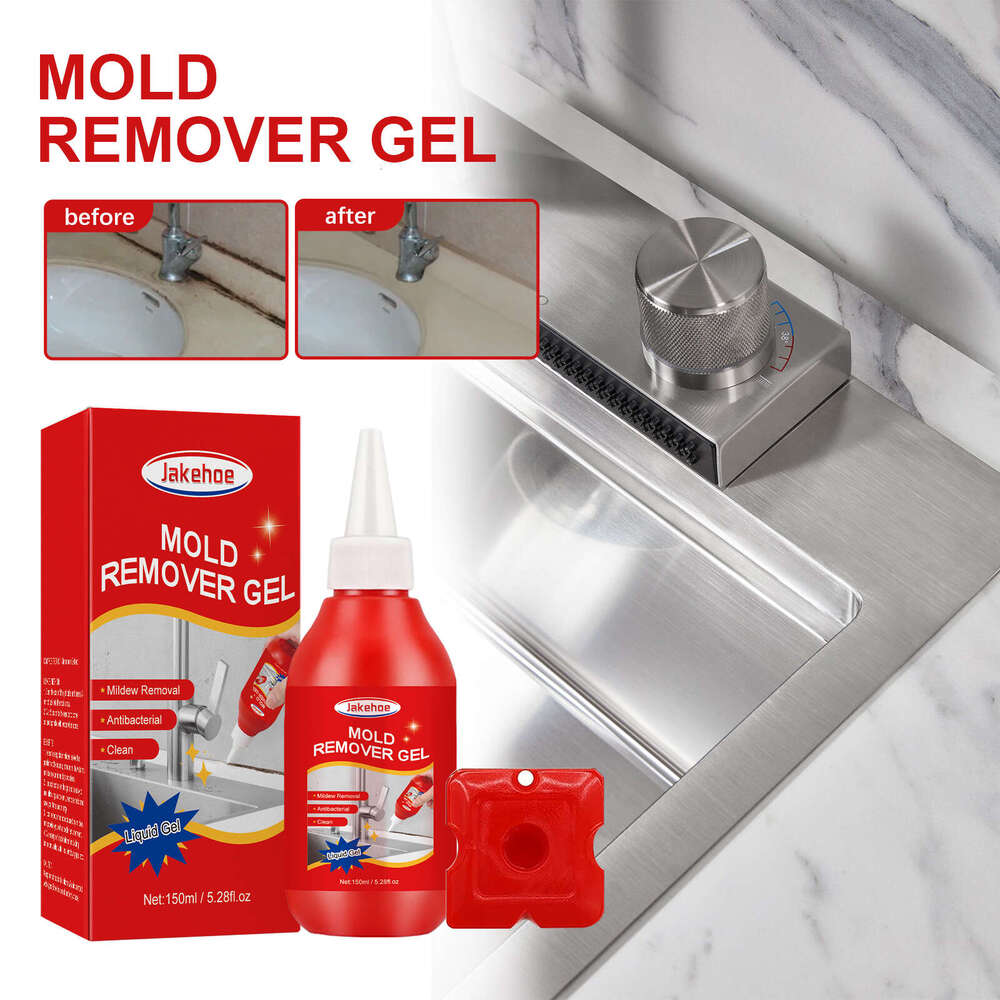 Jakehoe Gel Multi-Purpose Mildew Remover for Wall Tiles, Gap, Refrigerator, Washing Machine Gasket Cleaner S260130