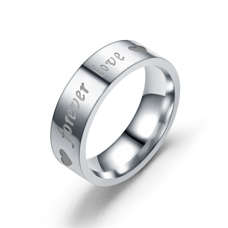 Fashion New Jewelry Corrosion Ring True Love Eternal FOREVER LOVE Couple Rings Manufacturer