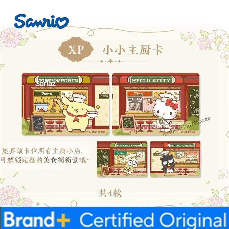 Sanrio KB New Family Series Cards, Authentic Anime Merchandise Kuromi My Melody Collector's Cards Christmas Gift H260130