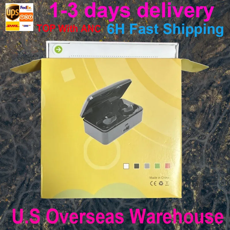 Stocks in US 2025 Wirless Earphones With Active Noise Reduction ANC Wireless Bluetooth Headphones In-Ear tws earbuds