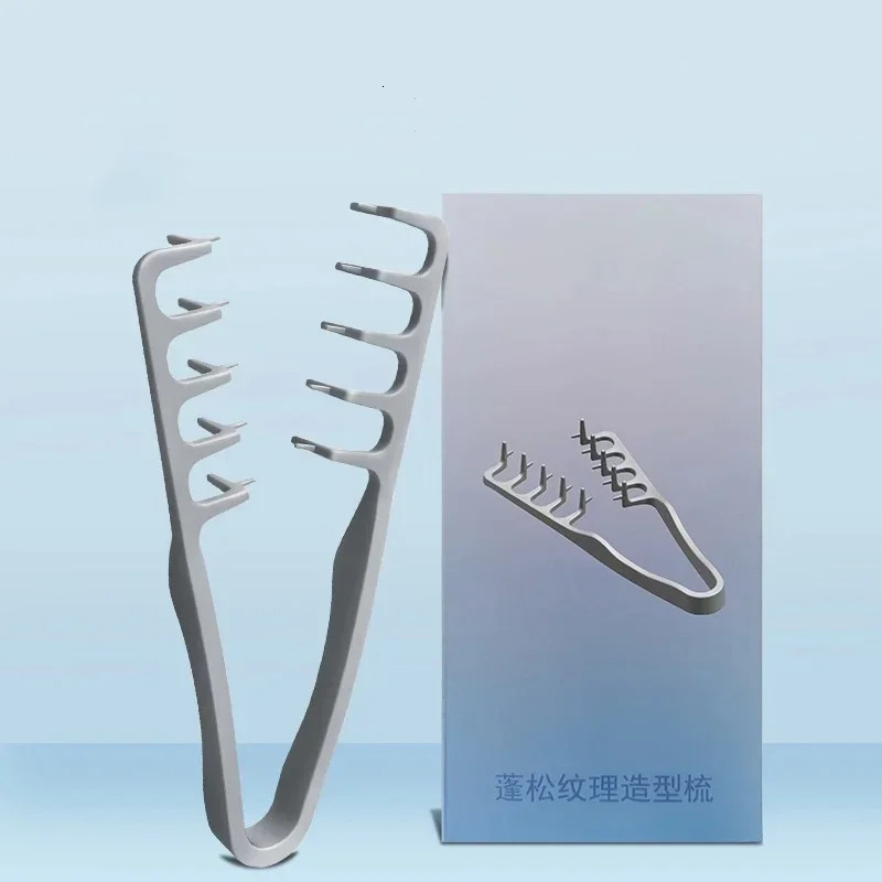 Fluffy Texture Styling Comb Volumizing Wide-Tooth Hairbrush Curling Tools Fluffy Roots Hair Seam Cover Bangs Hairdressing Comb 260126