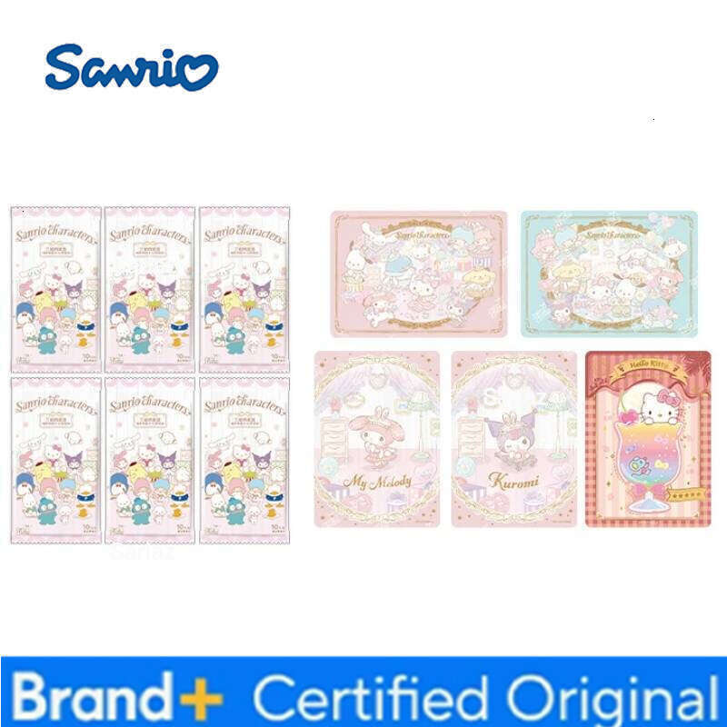 Sanrio Original Box Popular Anime Characters Collection Hobbies Cards Kuromi Hello Kitty Cinnamoroll Melody Children's Gifts H26013011