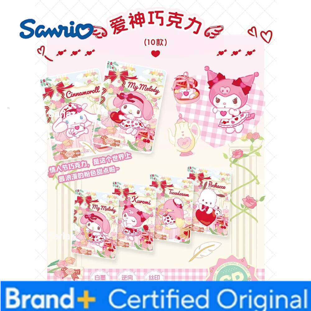 Sanrio Original Kabao Collection Japanese Cartoon Star Character Floral Luck Series Polaroid Cards Fans Favorite Toy Gifts H2601301