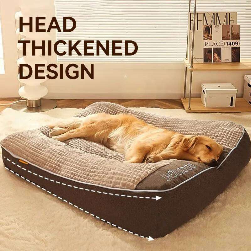 EFF Winter Dogs Cats Bed Dog Mat Warm Pet Nest Kennel For Small Medium Large Puppy Kitten Plus Size Sleeping Mattress 26W01130