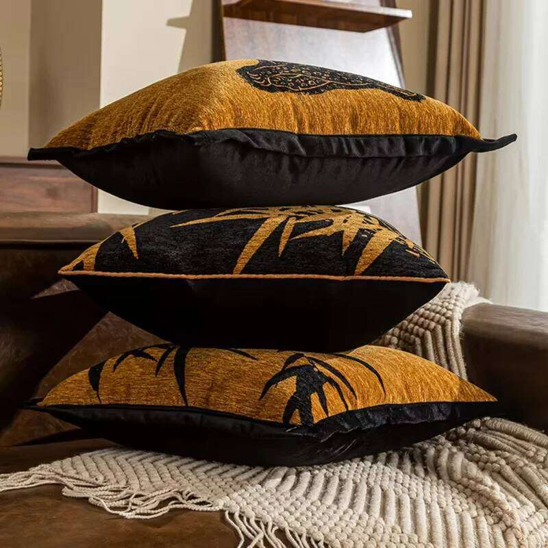 Luxury Pillowcase, Sofa, Living Room Decoration, Embroidered Plush Cute Animals, Bedside Backrest, Waist Pillow, Cushion Cover