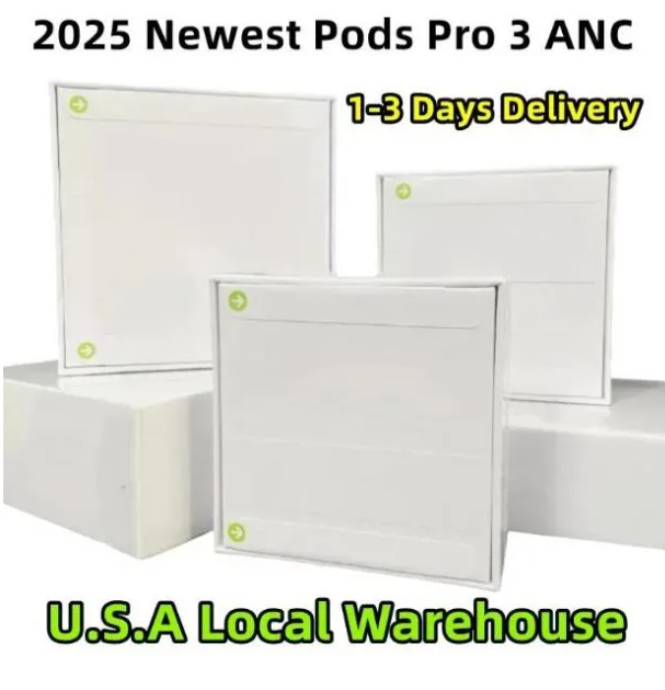 USA Stock for Apple Pro 3 2 AirPods 4 3rd Accessories Protective Cover silicone case Headphone Silicone Case