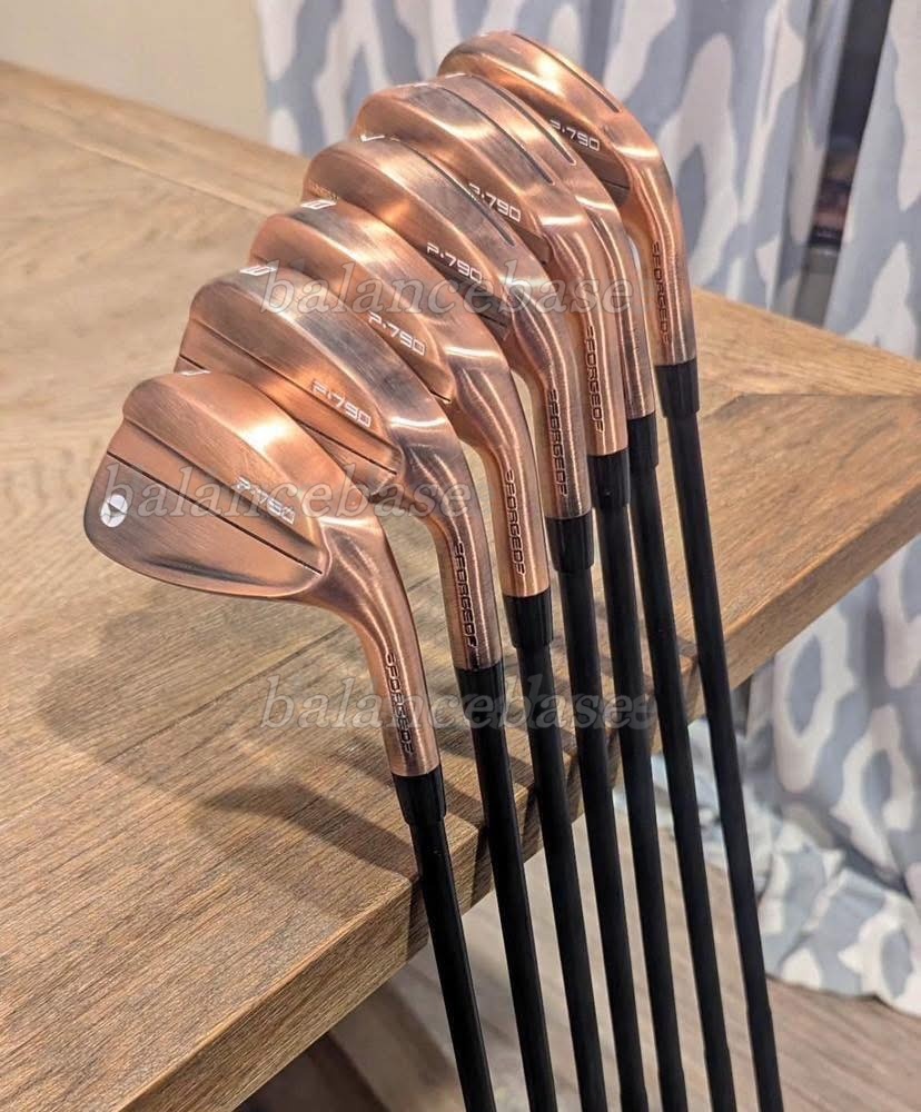 Golf Club coppery Irons P790 4-9P-R/S Flex Steel Shaft with Head Cover The 4generations Latest version Brand New Iron real photo contact seller golfalchemist