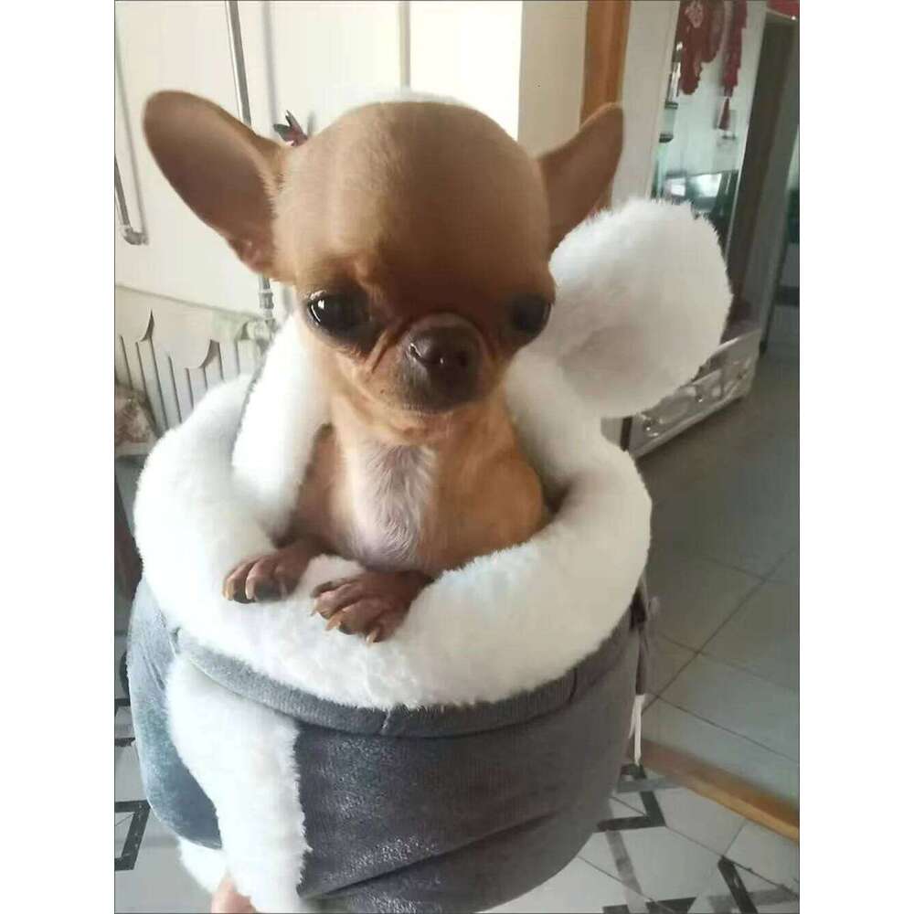 Outdoor Travel Chihuahua Strap Bacpack Winter Warm Pet Carrying Bag Puppy Yorkshire Cat Nest 26H0130