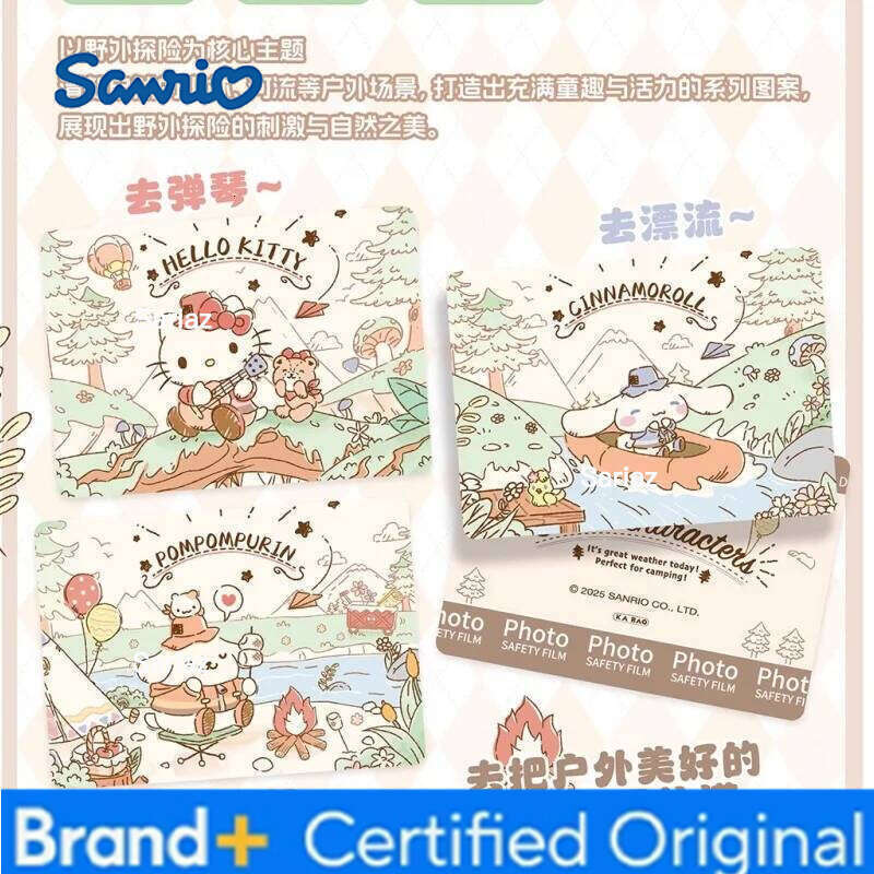 Sanrio Brand New Genuine Series Polaroid Wandering Light 7th Issue Kawaii Kuromi Collection Card Cartoon Peripheral Gift H26013011