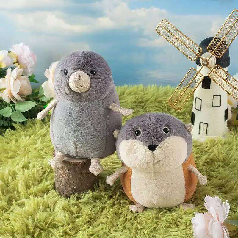 Latest Mole Tourist Mouse Stuffed Plush Toy Handmade Cartoon Anime Cute Children's Birthday Gift Fun Doll Y260128