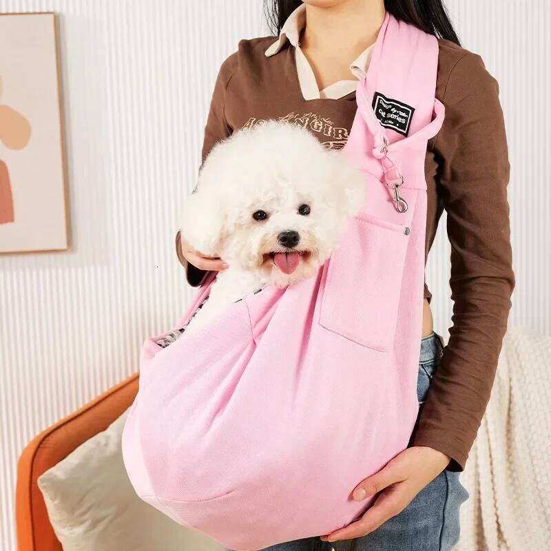 Pet Crossbody Shoulder Bag Outdoor Travel Portable Puppy Sling Carrier Bags Cat Backpacks Dog Carrying Supplies 26H0130