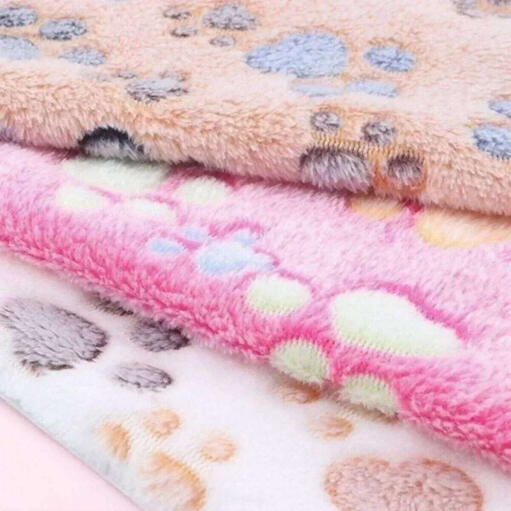 EFF Soft Fluffy High Quality Pet Cozy Cartoon Pattern Mat Warm Comfortable Blanket for Cats Dogs 26W01130