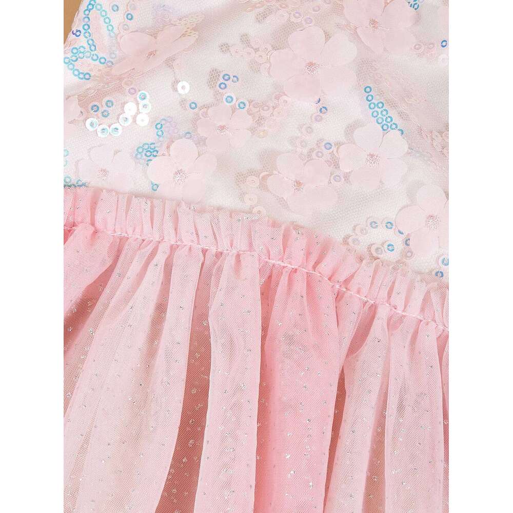 Dog TuTu Dress Small Costume Sequin Puppy with Tulle Doggie Pet Clothes Apparel for Dogs Cats Daily Wear H260129